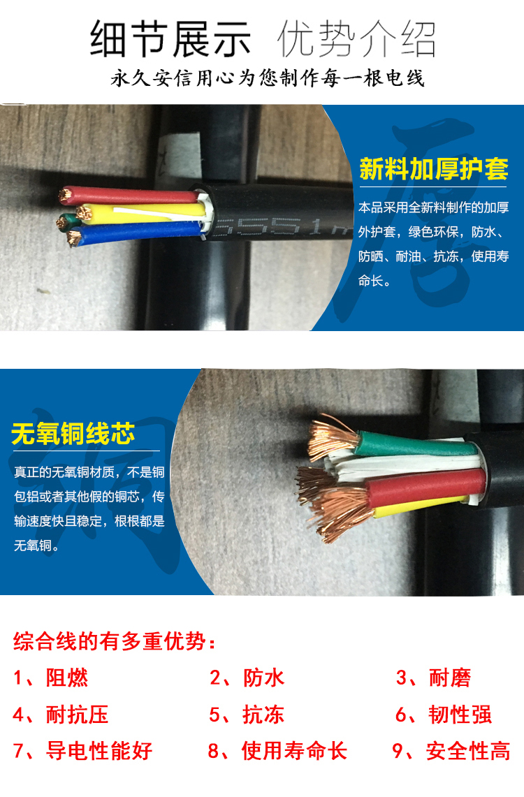 國(guó)標(biāo)耐凍RVV護(hù)套線